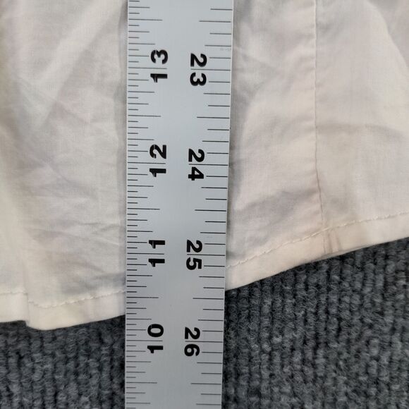 Marlboro Classics Pearl Snap Shirt Mens M Long Sleeve White Chest Pockets - Picture 12 of 13